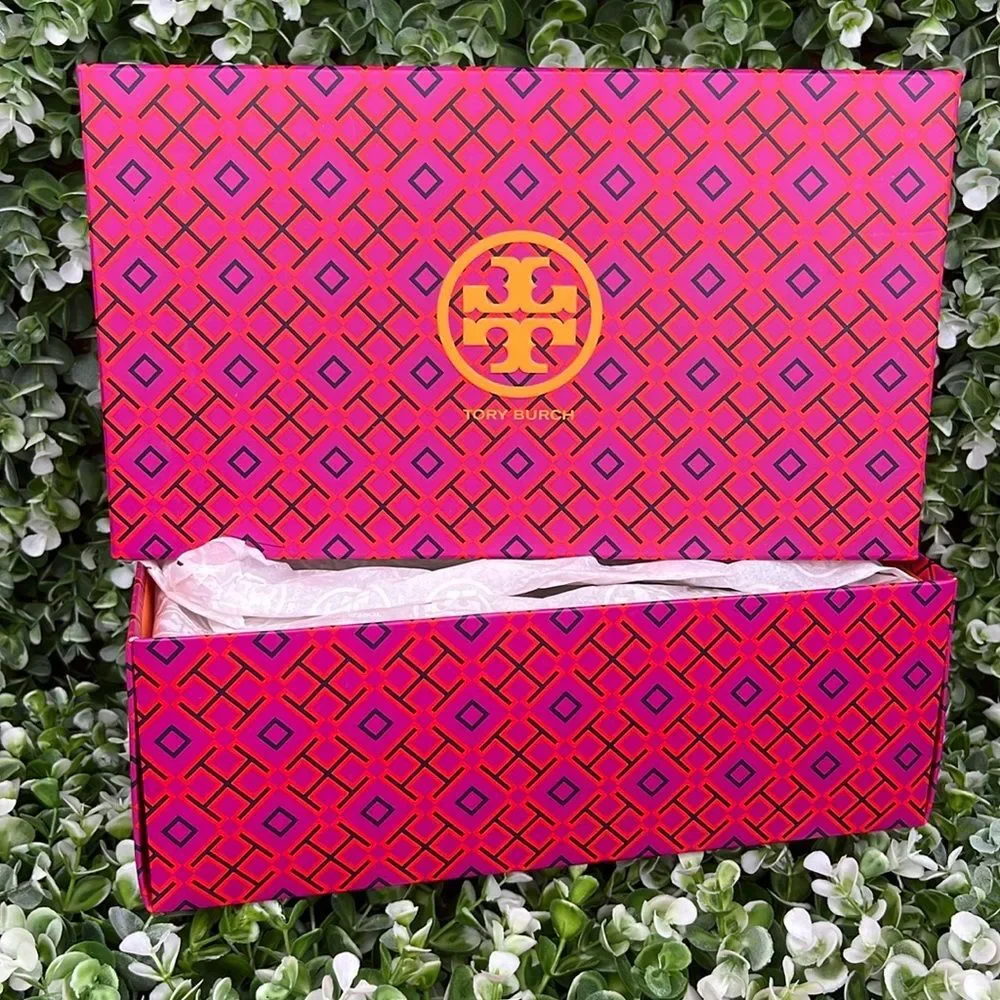Tory Burch Shoe Box with Tissue Paper Gift Box / Decor